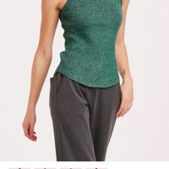 Gorgeous Emerald green shimmer tank- the Cora, by Another Love-size Medium - Picture 11 of 14